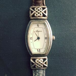 Brighton Silver and Brown Women's Watch